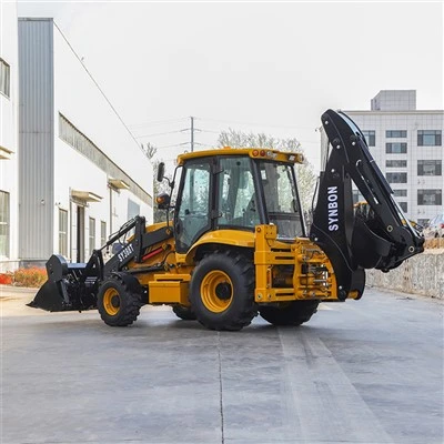 Compact tractor factory backhoe